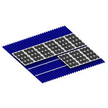 Kit solar L-Foot de techo de metal Montaje solar de aluminio